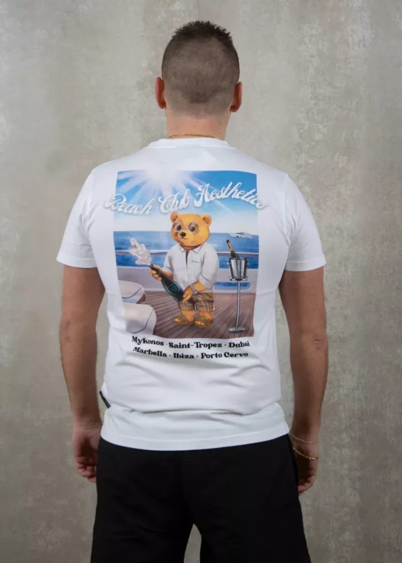 Baron Filou cxiv poster backprint t-shirt white