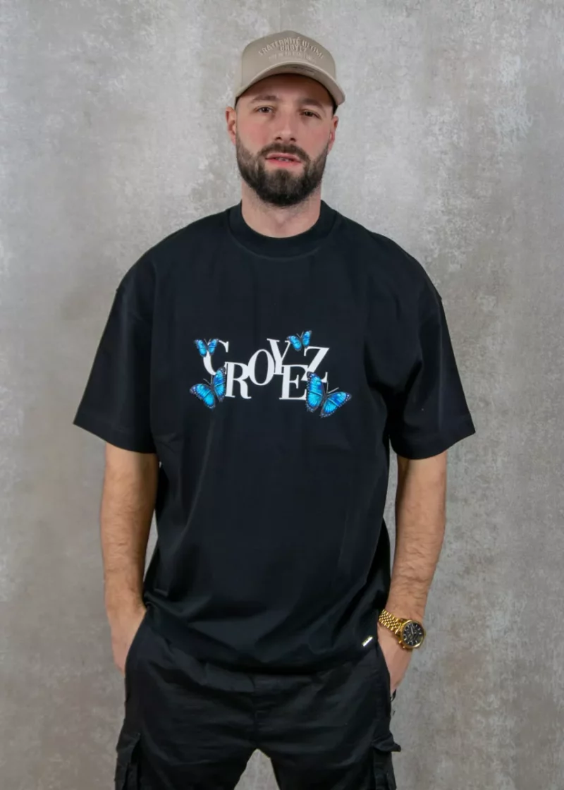 Croyez butterfly t-shirt black