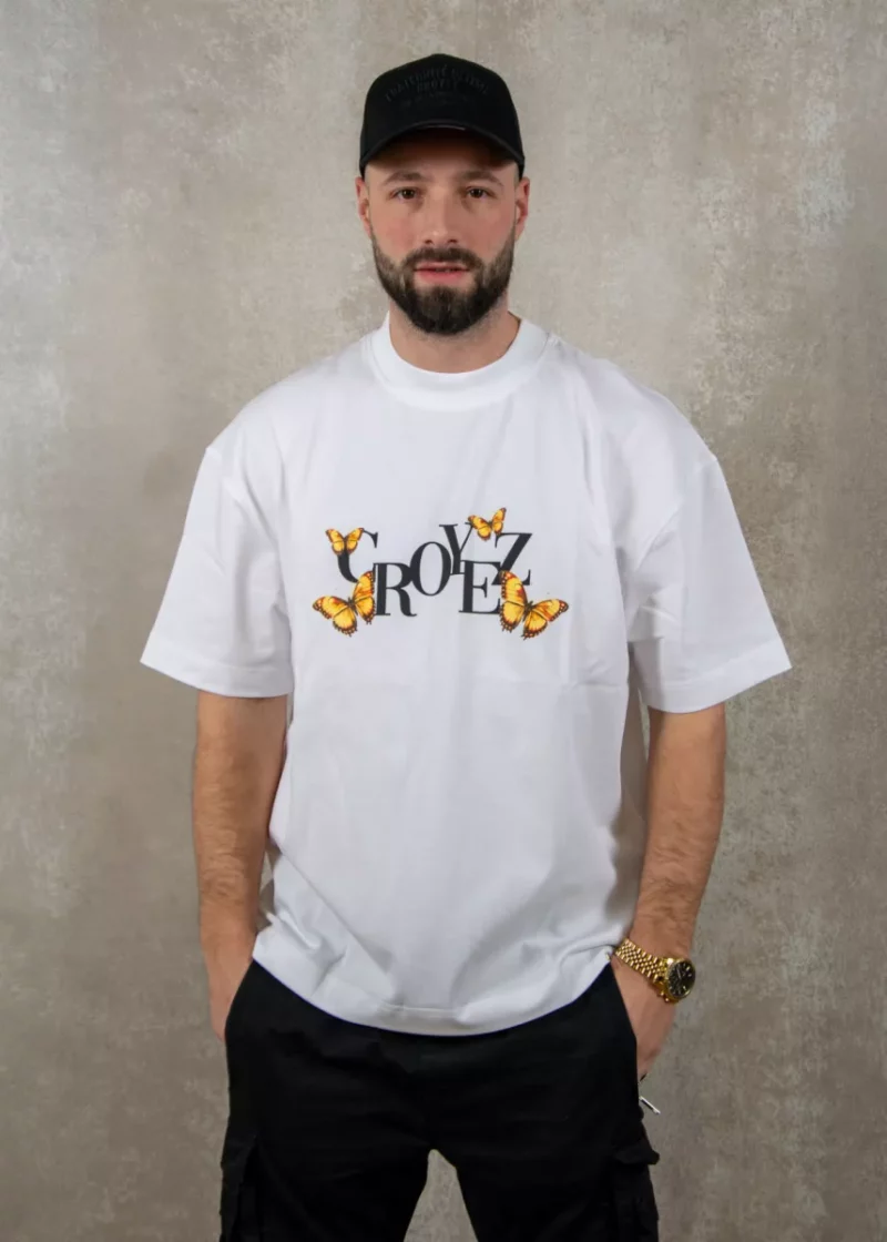 Croyez butterfly t-shirt white