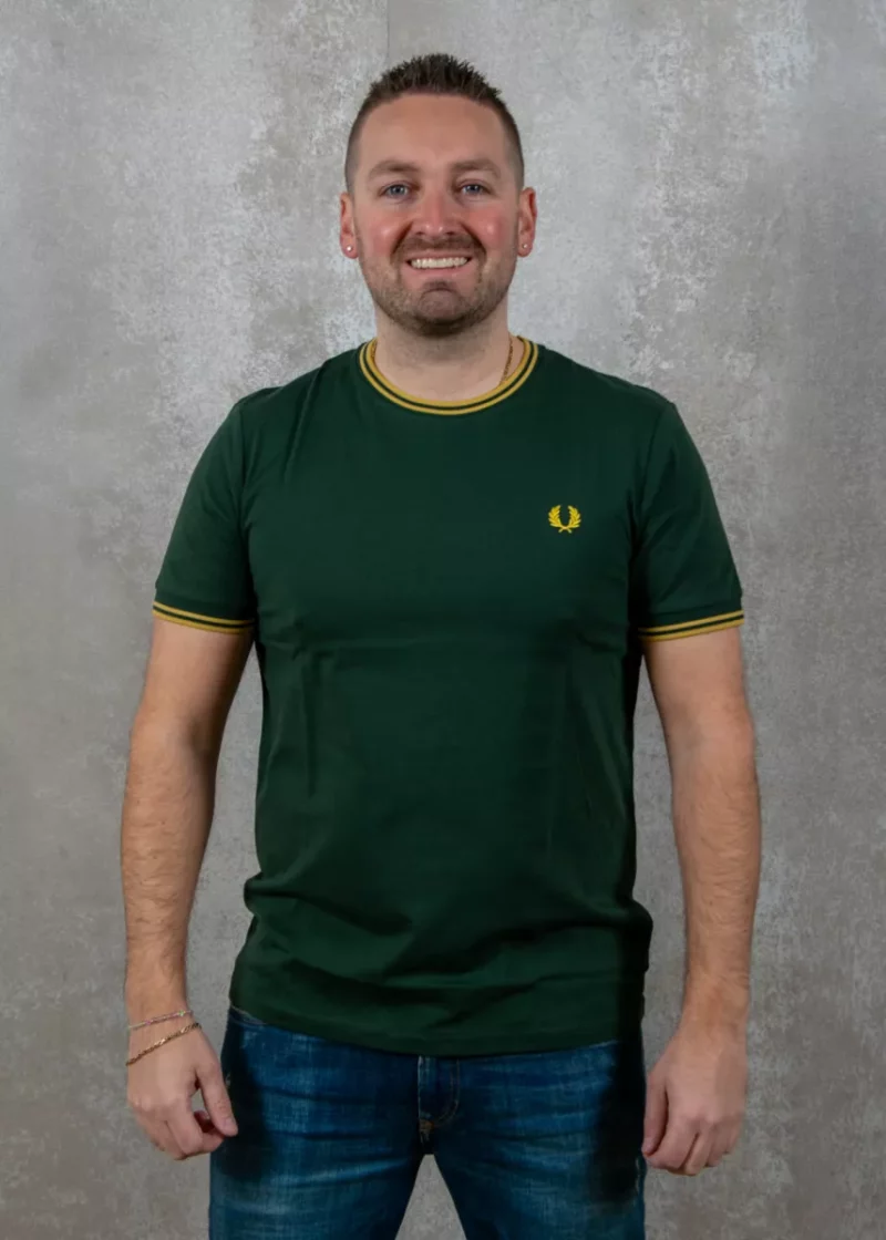 Fred Perry m1588 y22 crt grn/hnycmb
