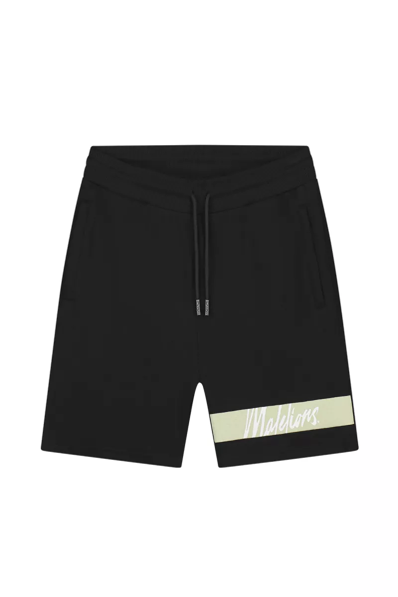 Malelions captain shorts black/light green
