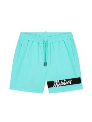 Malelions captain swim shorts bright blue/black
