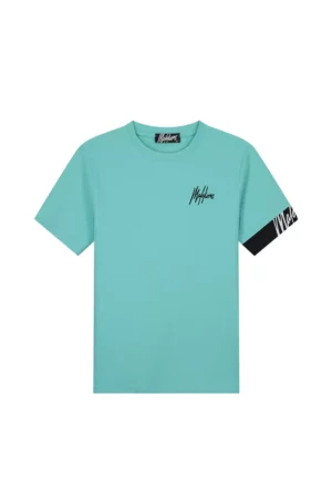 Malelions captain t-shirt 2.0 bright blue/black
