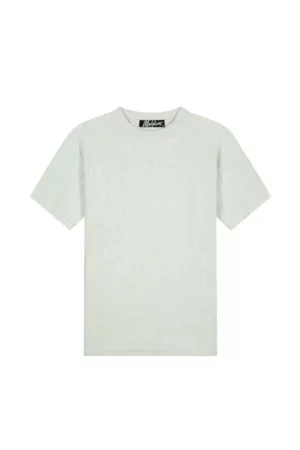 Malelions monogram towelling t-shirt pale aqua