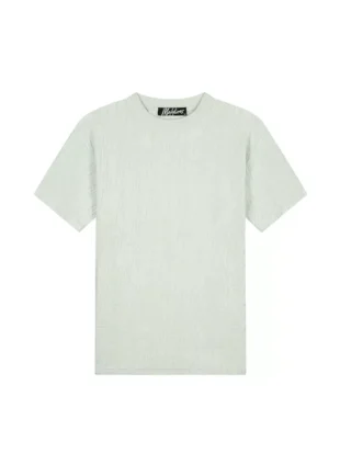 Malelions monogram towelling t-shirt pale aqua