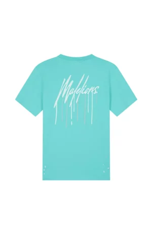 Malelions painter t-shirt bright blue