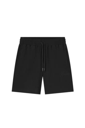 Malelions seersucker shorts black