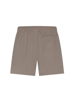 Malelions seersucker shorts taupe