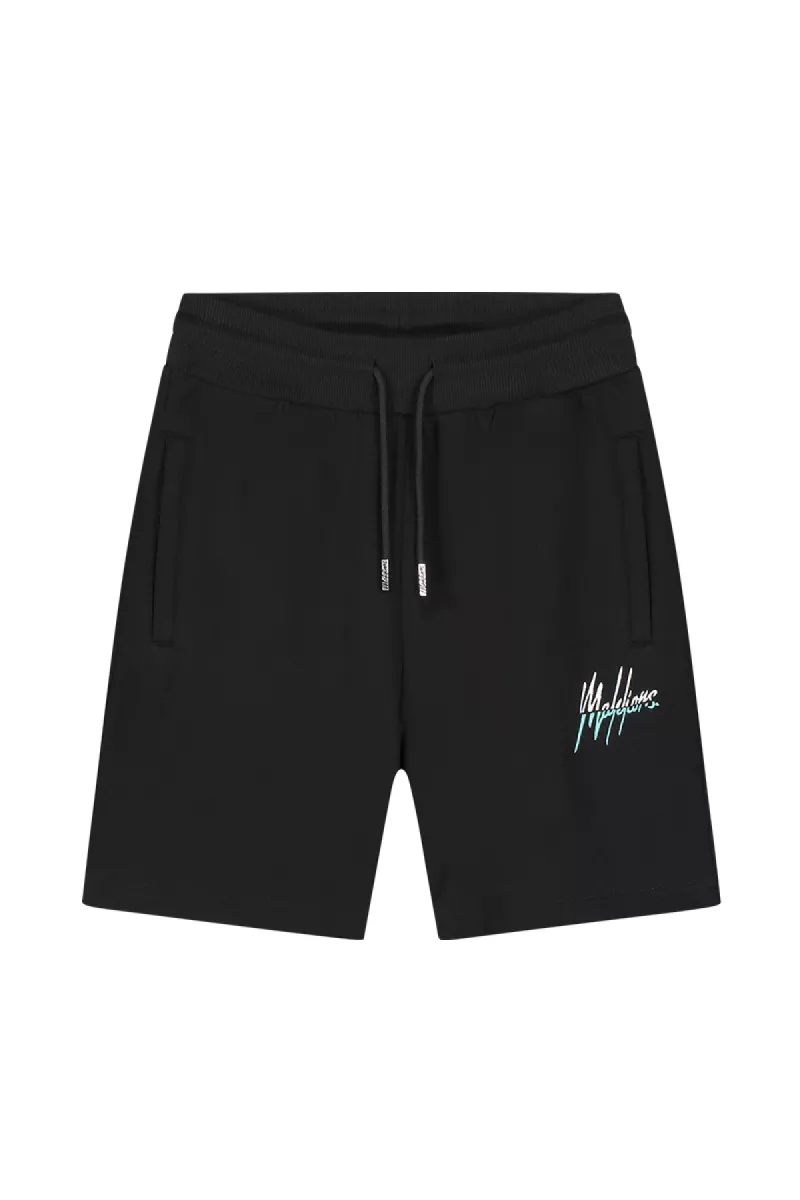 Malelions split short black/bright blue