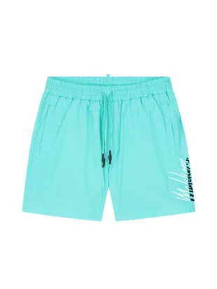 Malelions split swim shorts bright blue