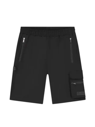 Malelions technical cargo shorts black