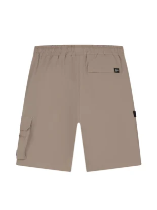 Malelions technical cargo shorts taupe