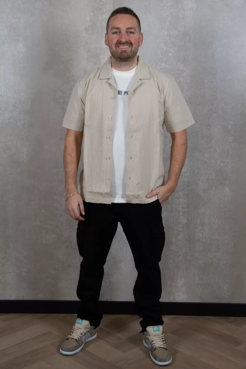 Pure Path Overshirt Korte Mouw 5 Pure Path 24020201 46-sand