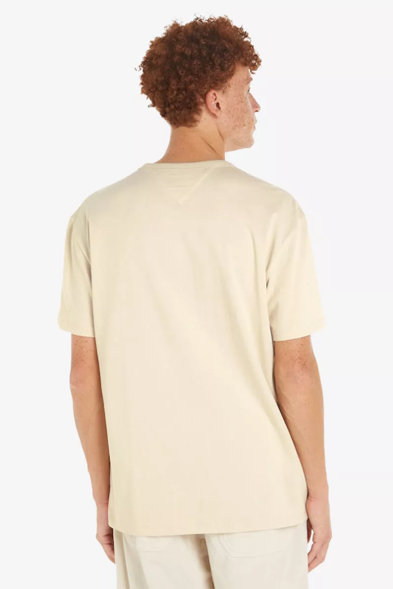 Tommy Jeans Reg Badge Tee 4 Tommy Jeans dm0dm17995 acg newsprint