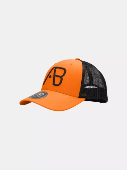 AB Lifestyle 2tone retro trucker cap orange pepper
