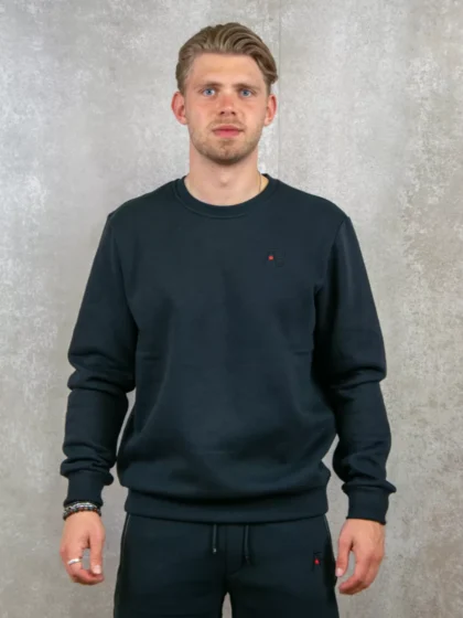 AB Lifestyle basic crewneck jet black