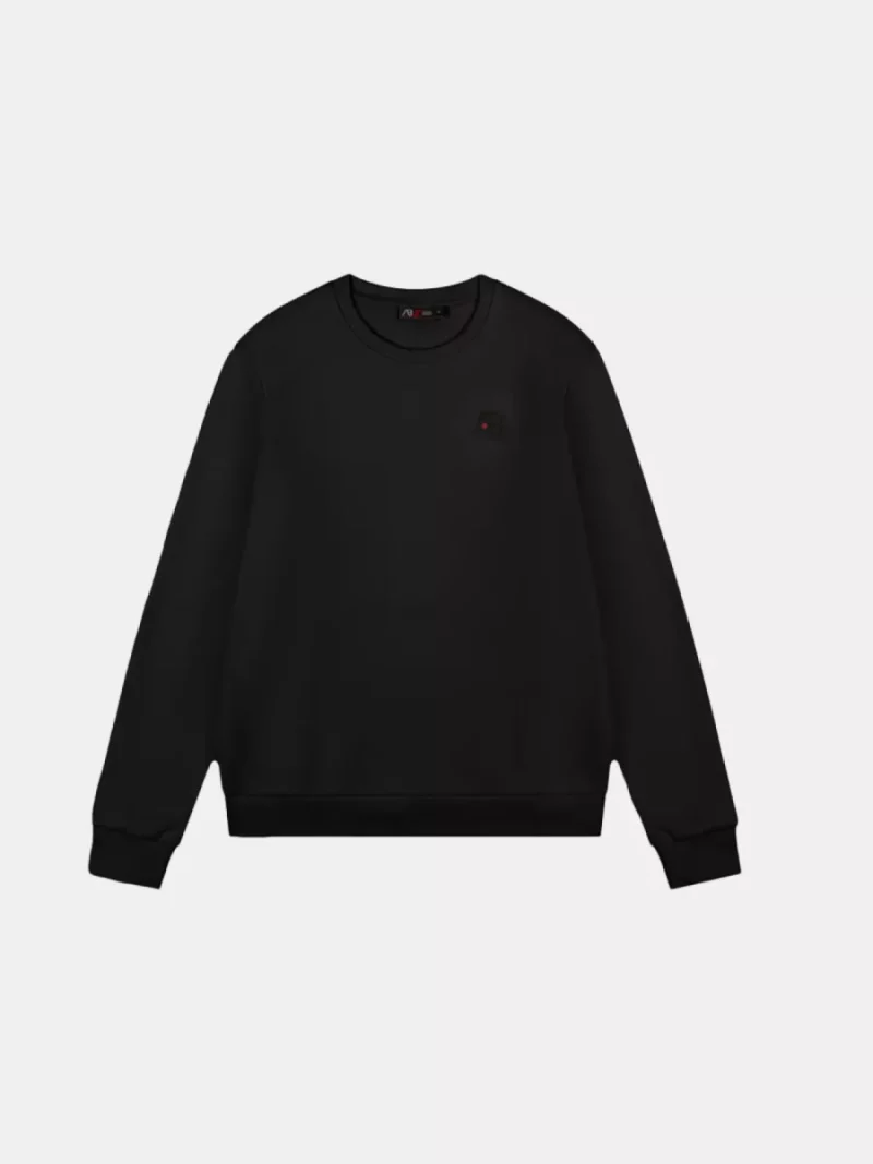 AB Lifestyle basic crewneck jet black