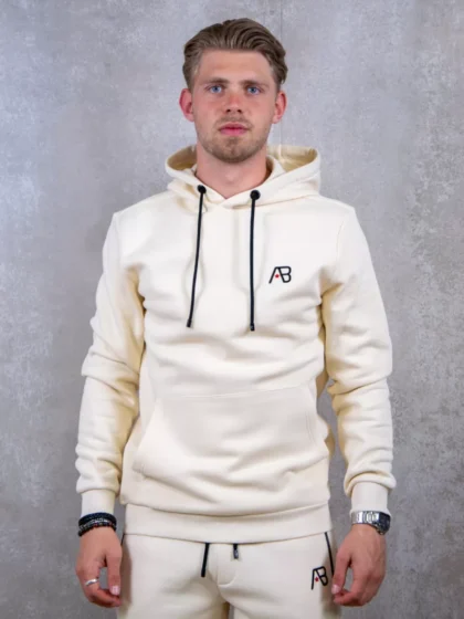 AB Lifestyle basic hoodie white swan