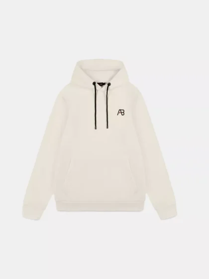 AB Lifestyle basic hoodie white swan