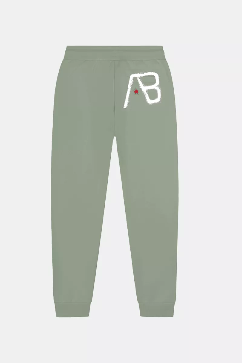 AB Lifestyle canvas jogger with print desert sage