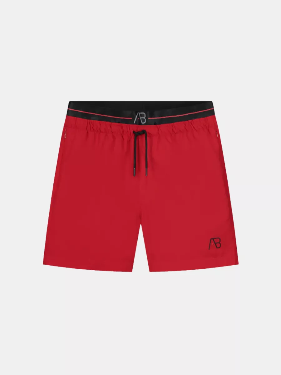 AB Lifestyle galaxy swimshort true red