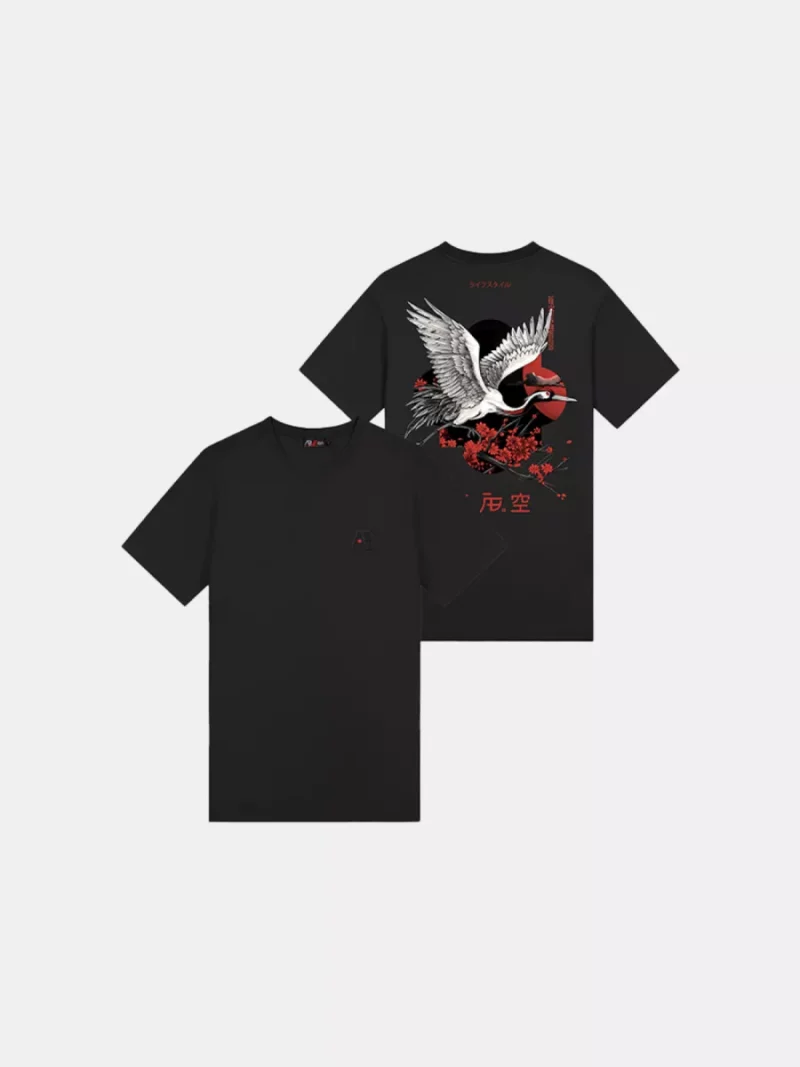 AB Lifestyle ink tee crane jet black