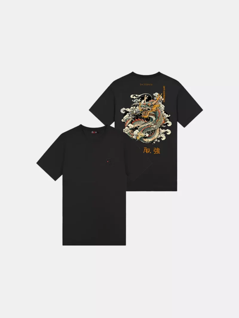 AB Lifestyle ink tee dragon jet black