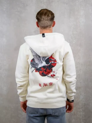 AB Lifestyle ink vest crane white swan