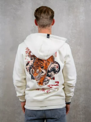 AB Lifestyle ink vest tiger white swan