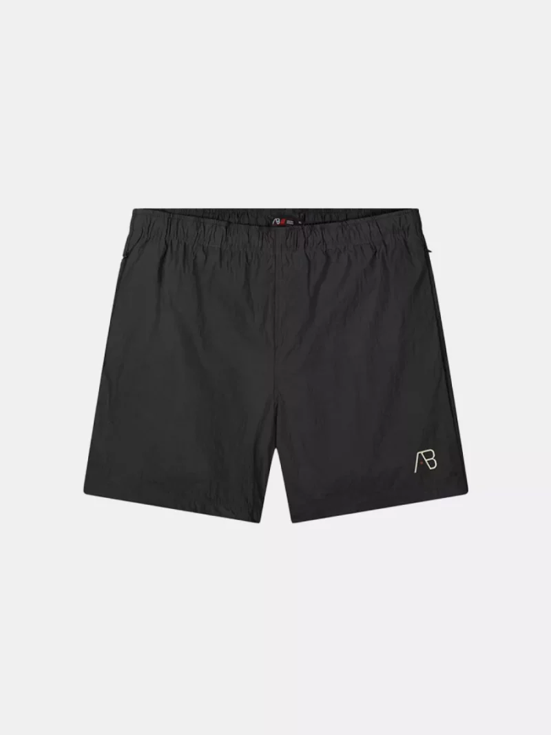 AB Lifestyle ocean swim short jet black/white swan