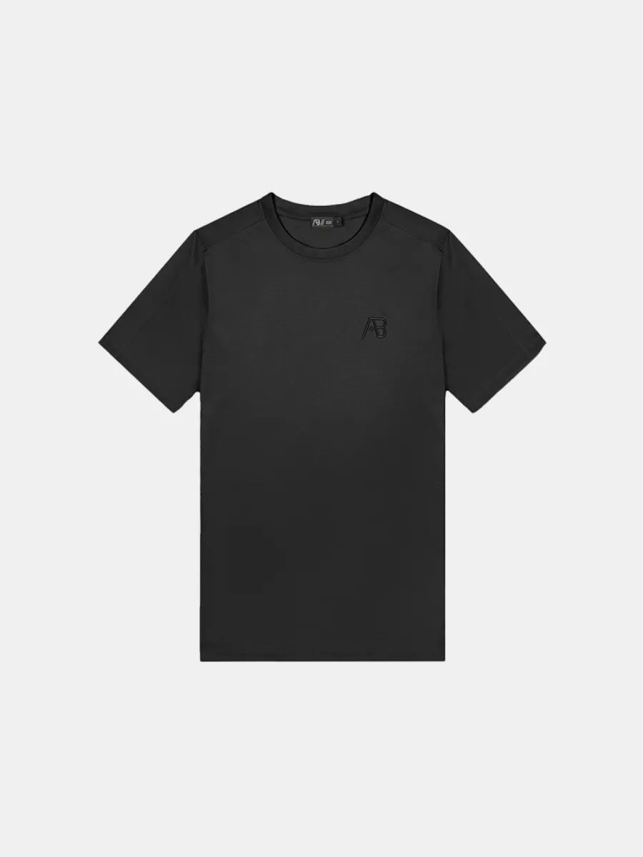 AB Lifestyle premium interlock tee jet black