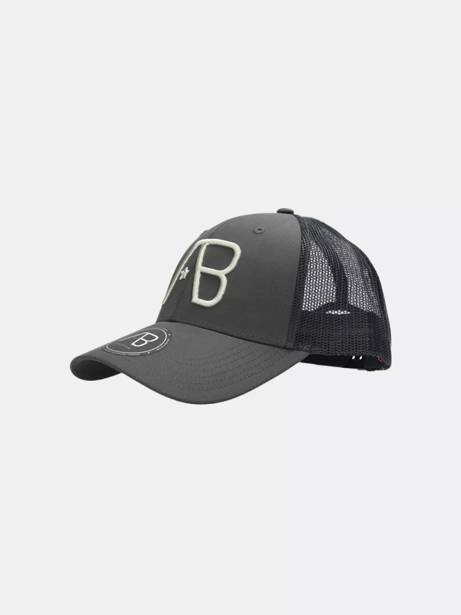 AB Lifestyle retro trucker cap charcoal/sage