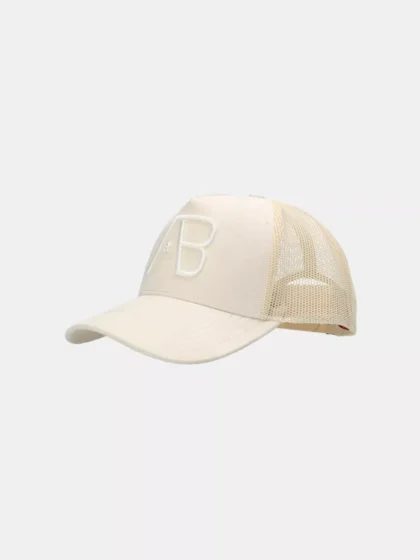 AB Lifestyle velvet cap white swan