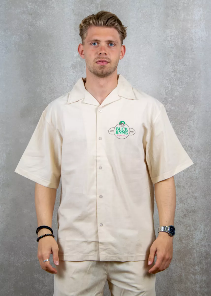 Black Bananas nomad linen shirt sand
