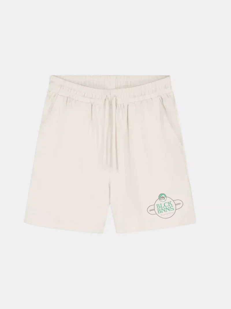 Black Bananas nomad linen shorts sand