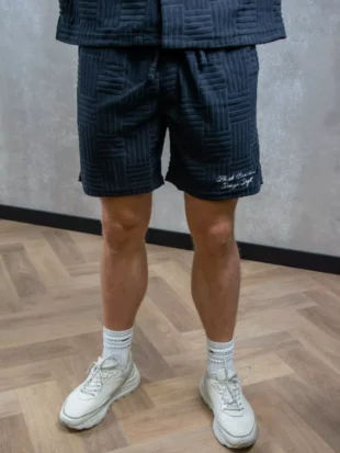 Black Bananas terry resort shorts navy