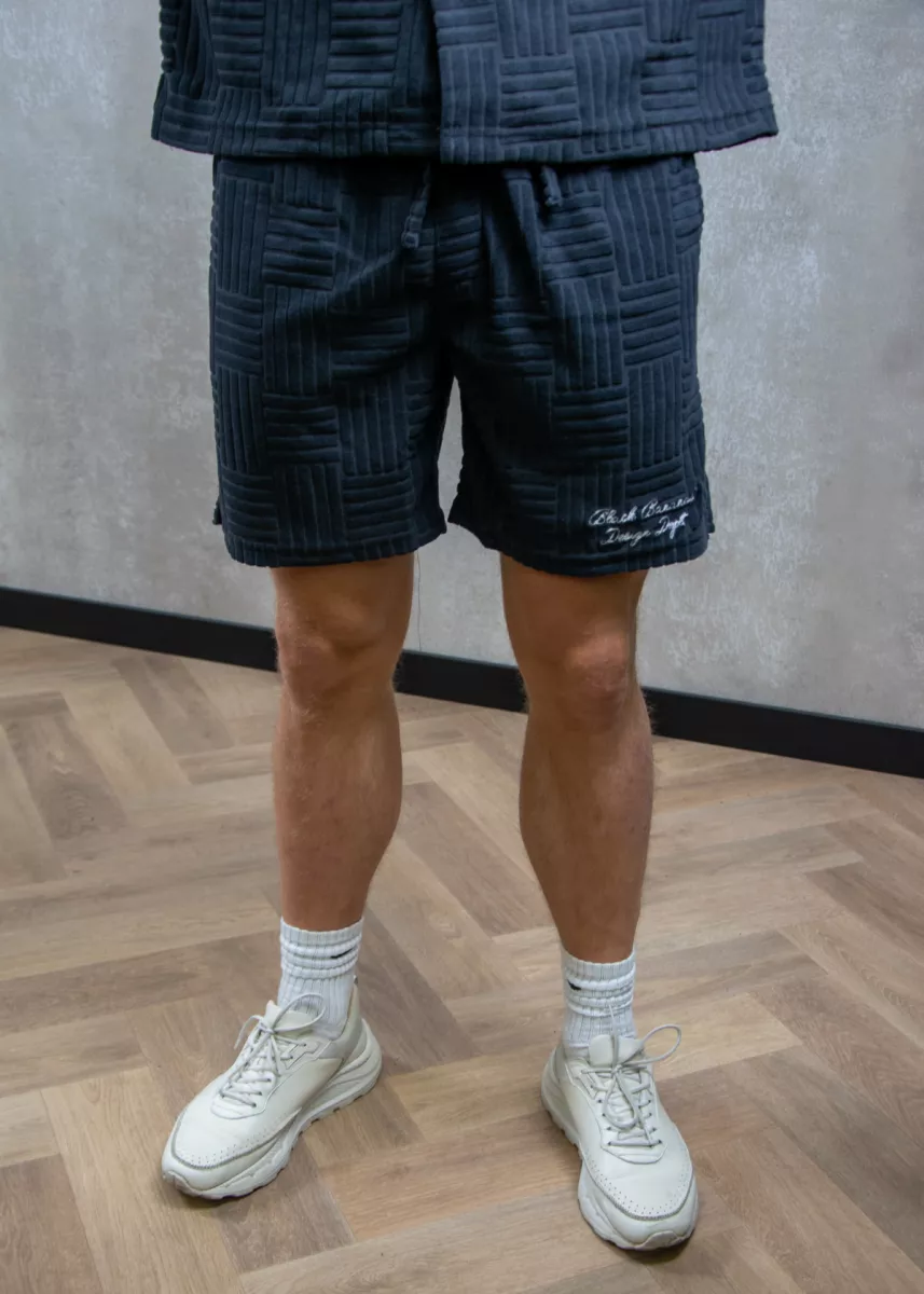 Black Bananas terry resort shorts navy