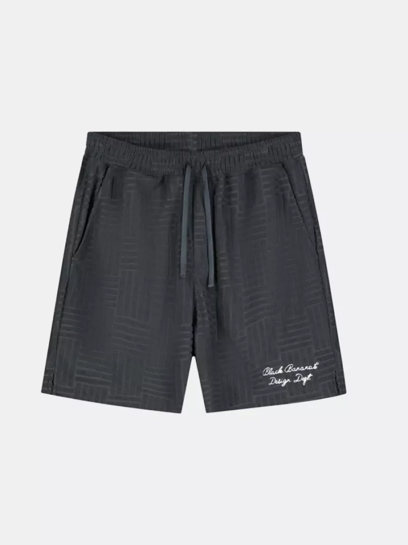 Black Bananas terry resort shorts navy