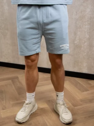 Croyez fraternite shorts light blue