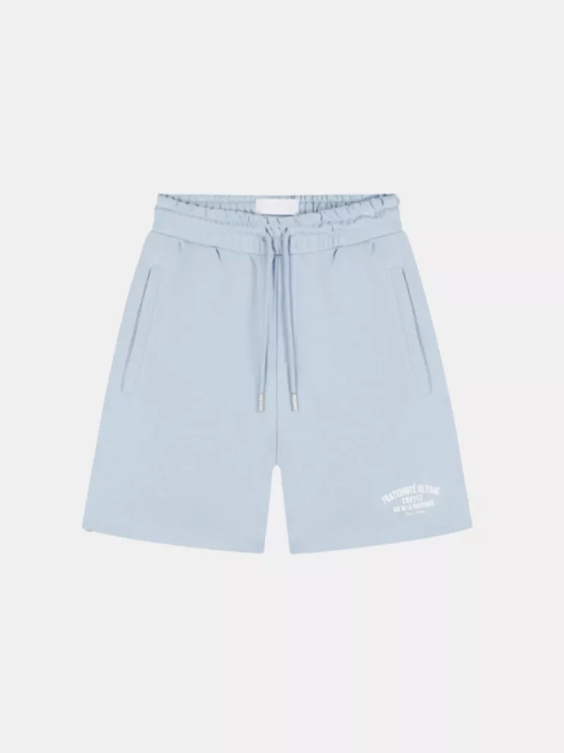 Croyez fraternite shorts light blue