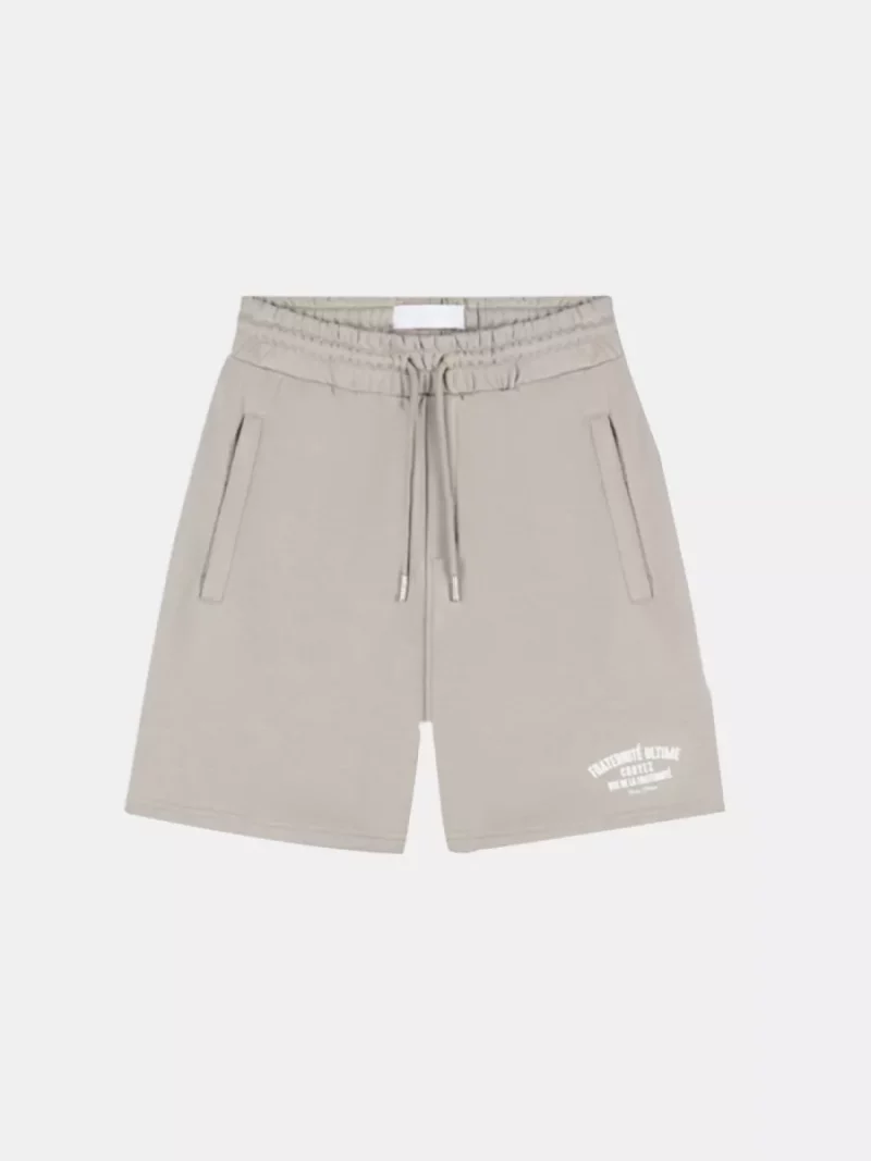Croyez fraternite shorts sage green