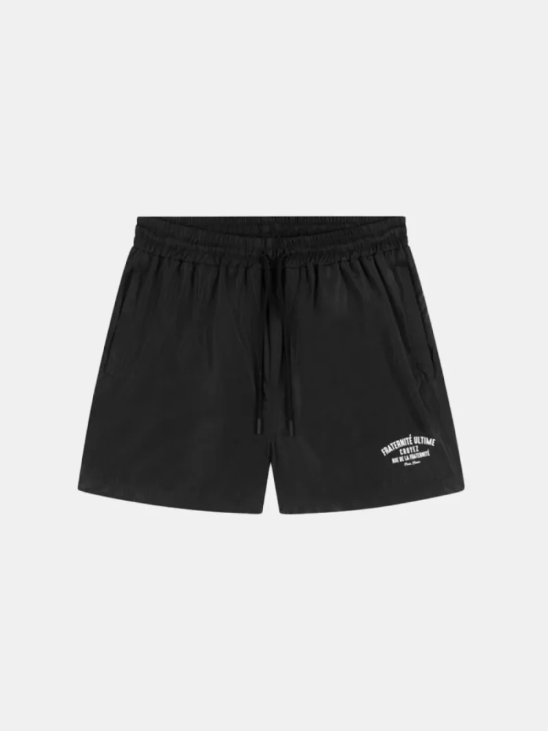 Croyez fraternite swim shorts black