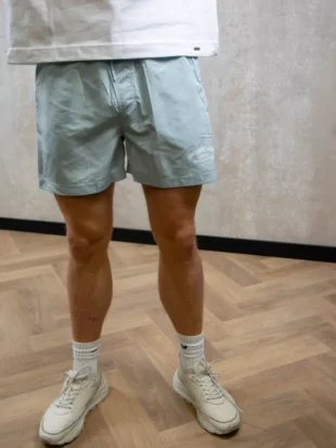 Croyez fraternite swim shorts light blue