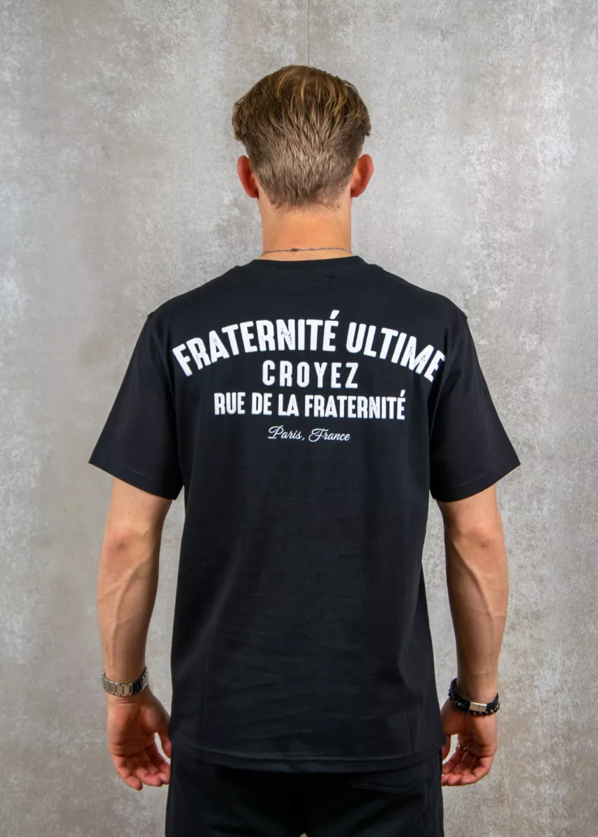 Croyez fraternite t-shirt black/white