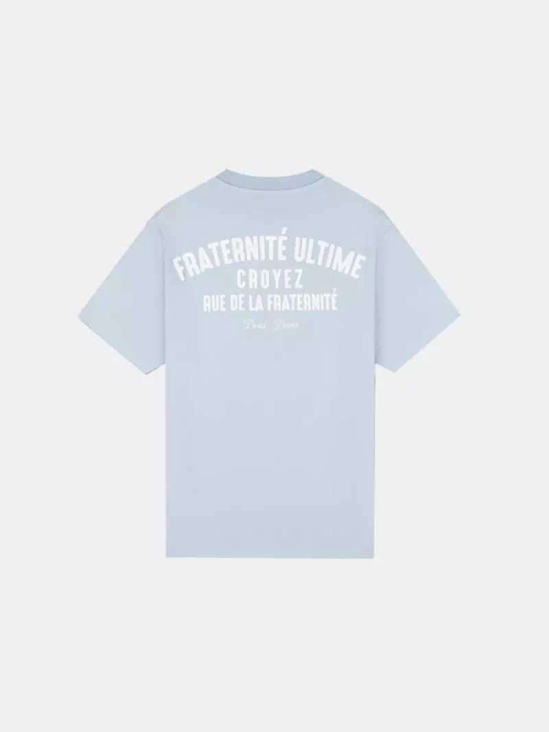 Croyez fraternite t-shirt light blue