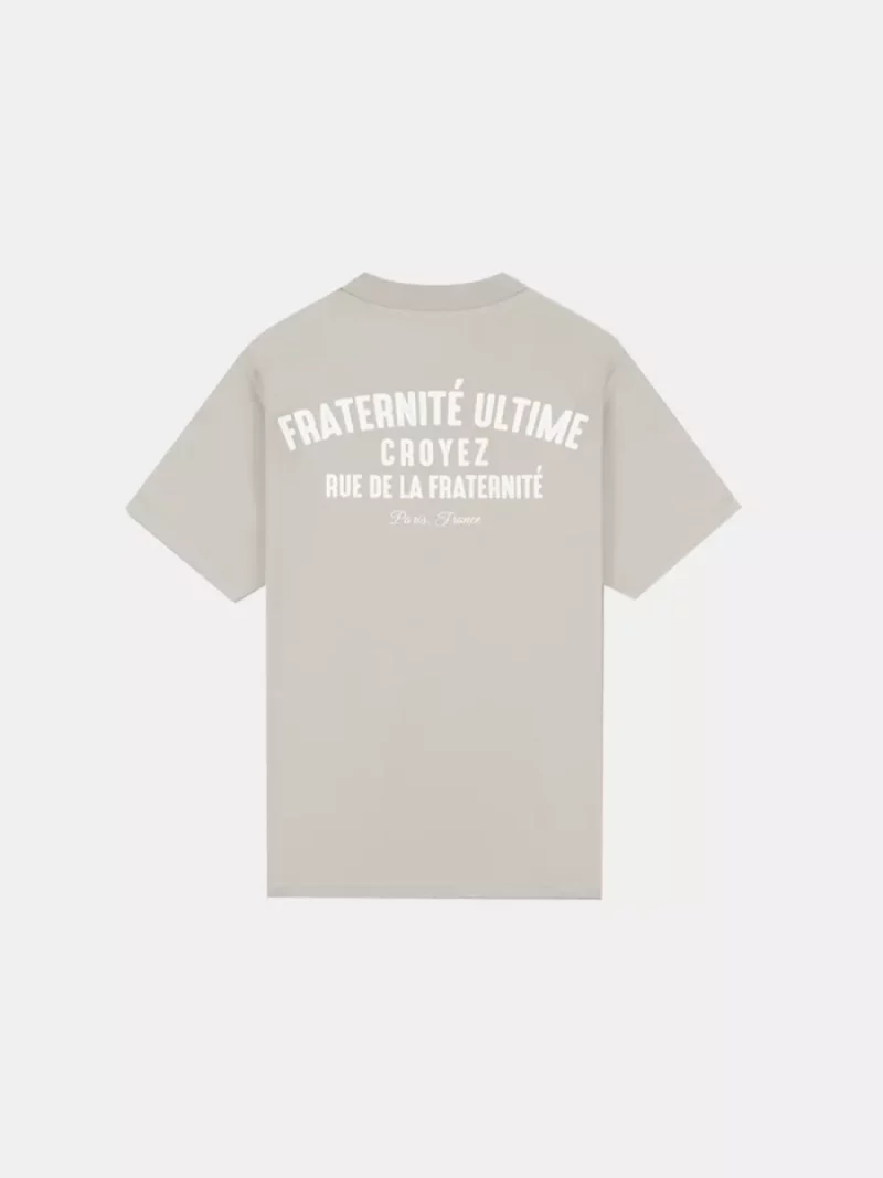 Croyez fraternite t-shirt sage green