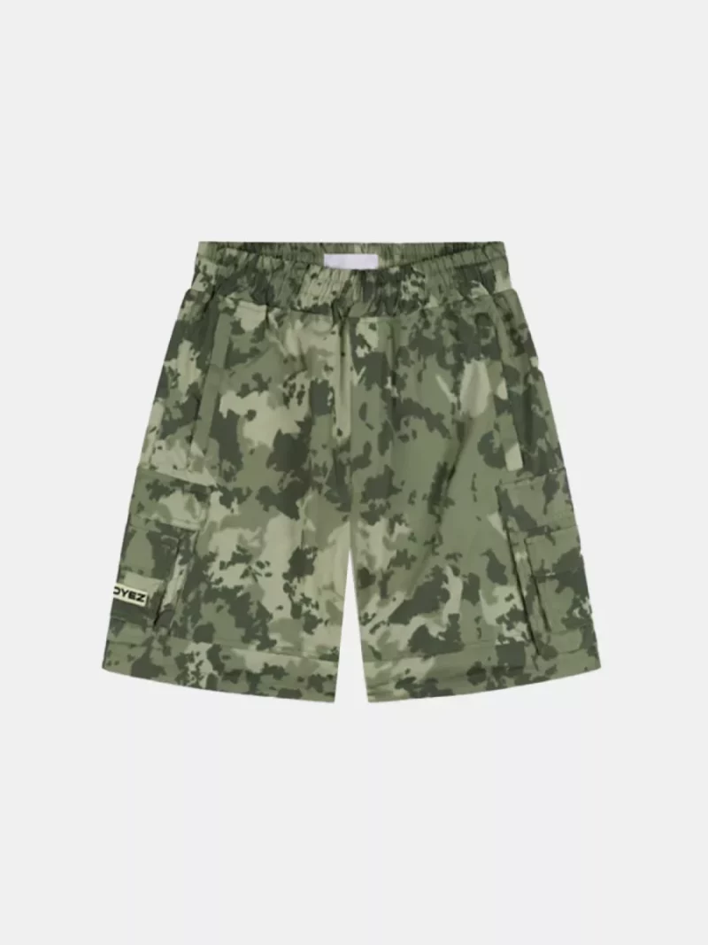 Croyez parachute ripstop shorts camo