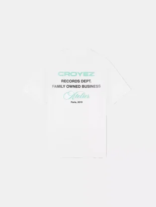 Croyez records t-shirt white