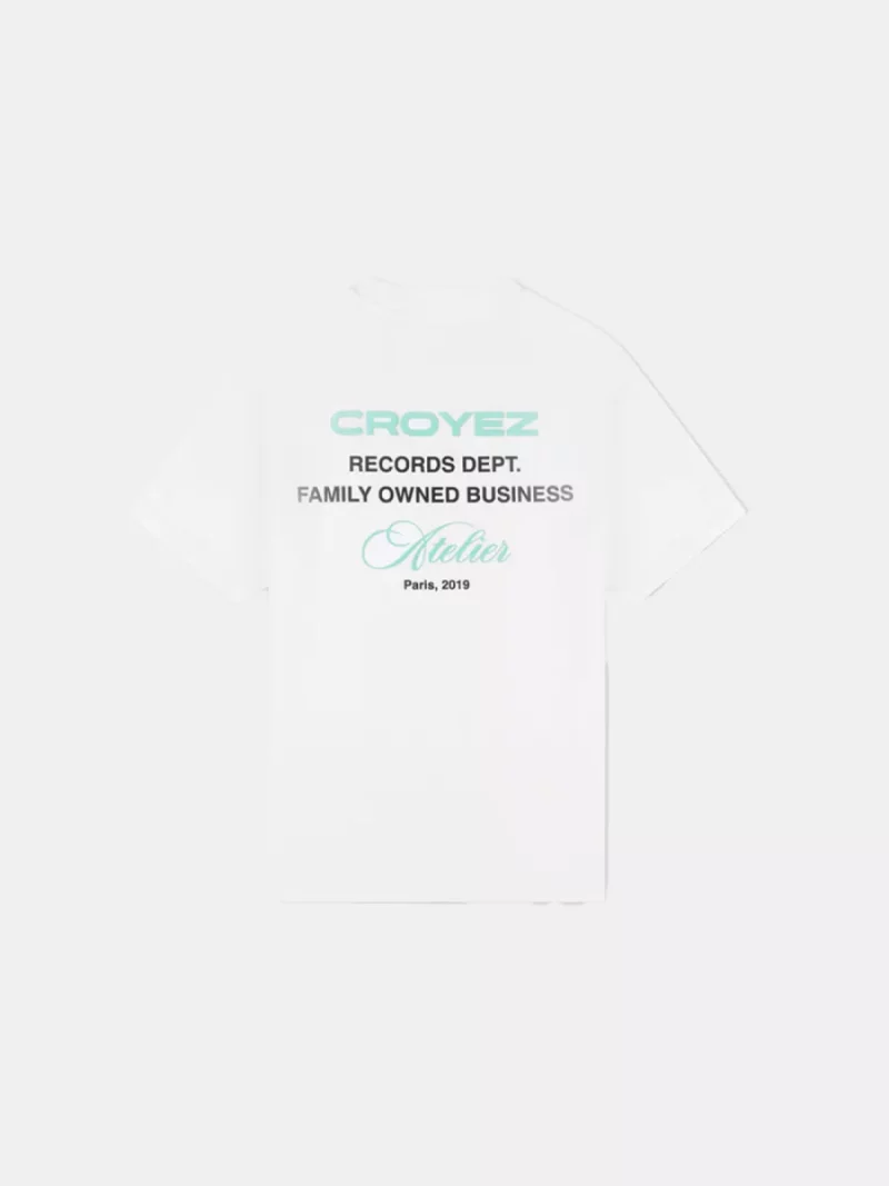 Croyez records t-shirt white