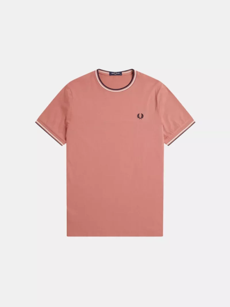 Fred Perry m1588 y63 pttpnk/ecru/navy